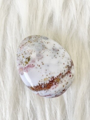 Red Rivers Ocean Jasper Palmstone