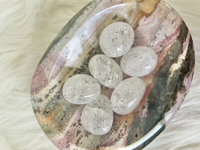 Snap Crackle Pop Large Fire and Ice Quartz Tumbles