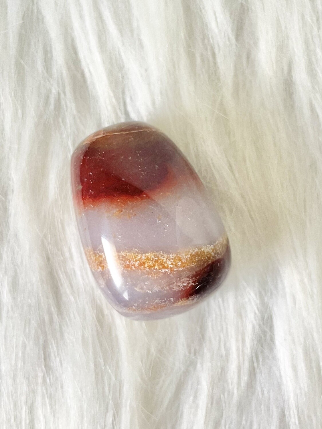 Bloody Thumb Red Agate Tumble
