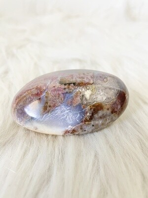 Pink Fields Ocean Jasper Palmstone