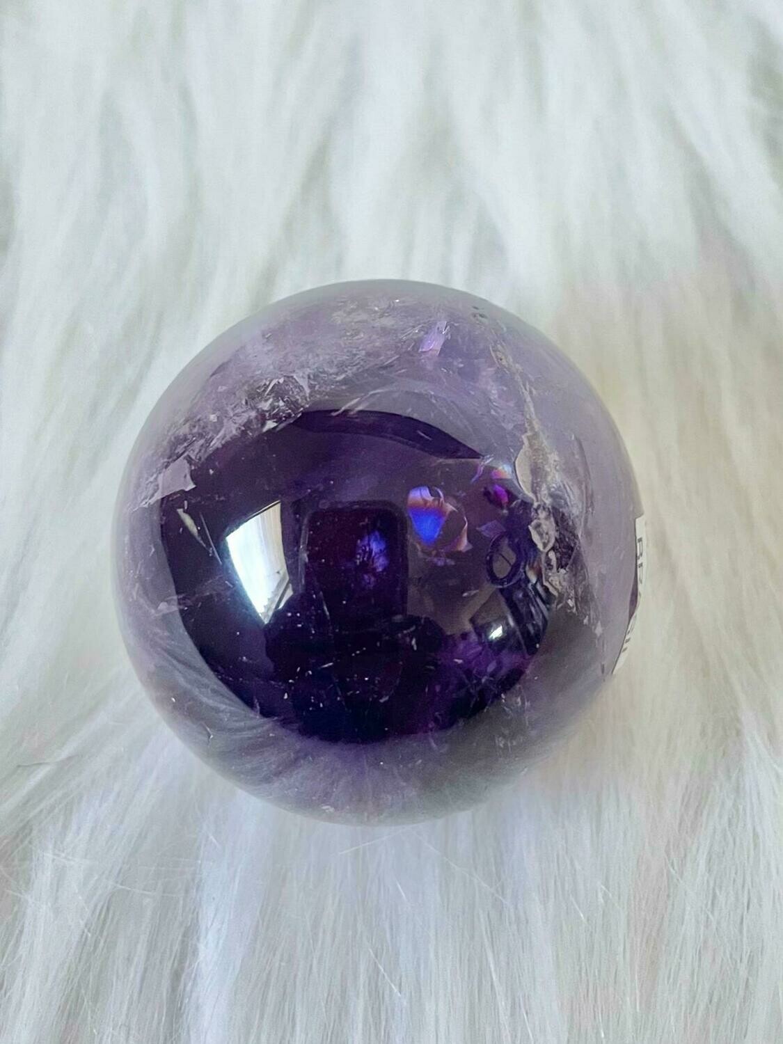 Red Hues Grade A Amethyst Sphere