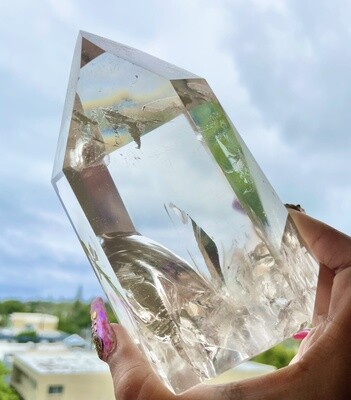 Queen&#39;s Heirloom Grade AA Champagne Citrine Tower