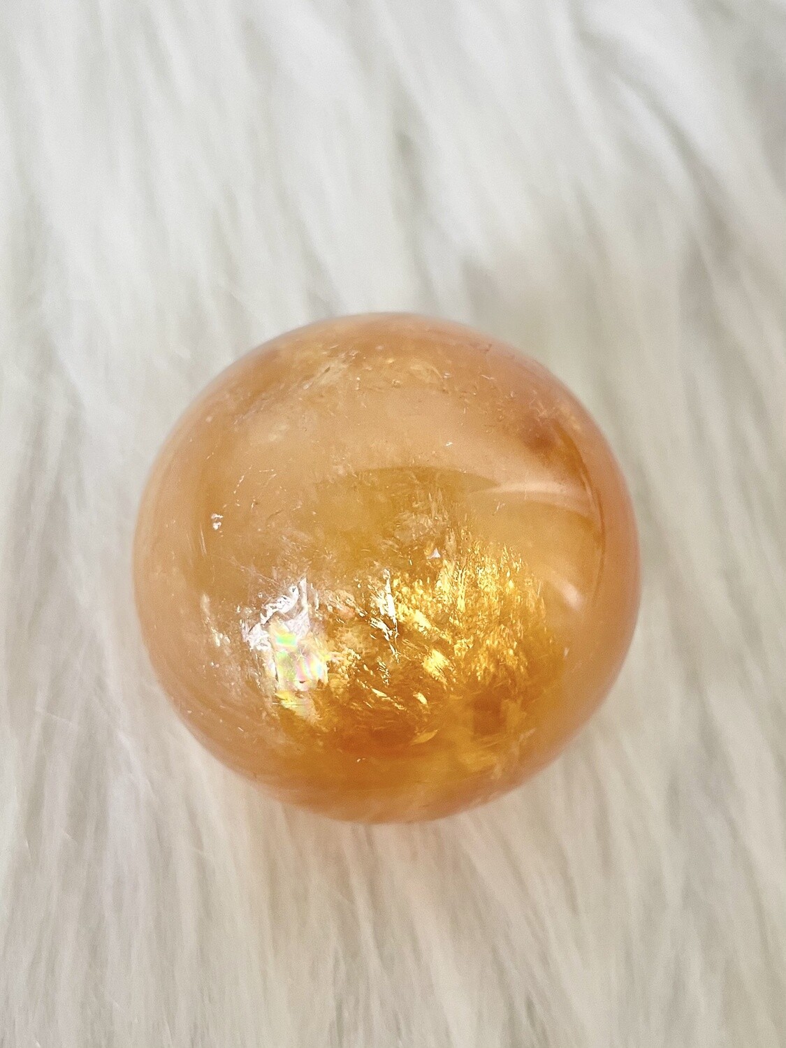 Manuka Honey Honey Calcite Sphere
