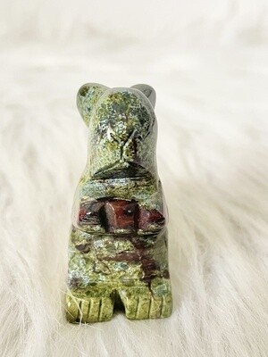 Rabbit or Squirrel Dragon Bloodstone Carving