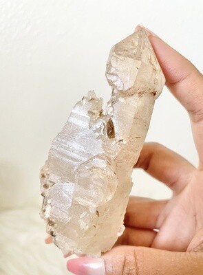 Smoky Angel Smoky Elestial Quartz with Scepter