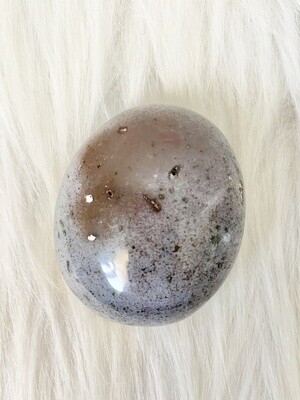 Purple Cave Ocean Jasper Palmstone