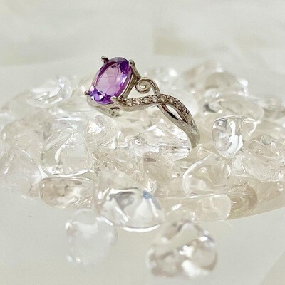 Jewel of the North Amethyst Ring