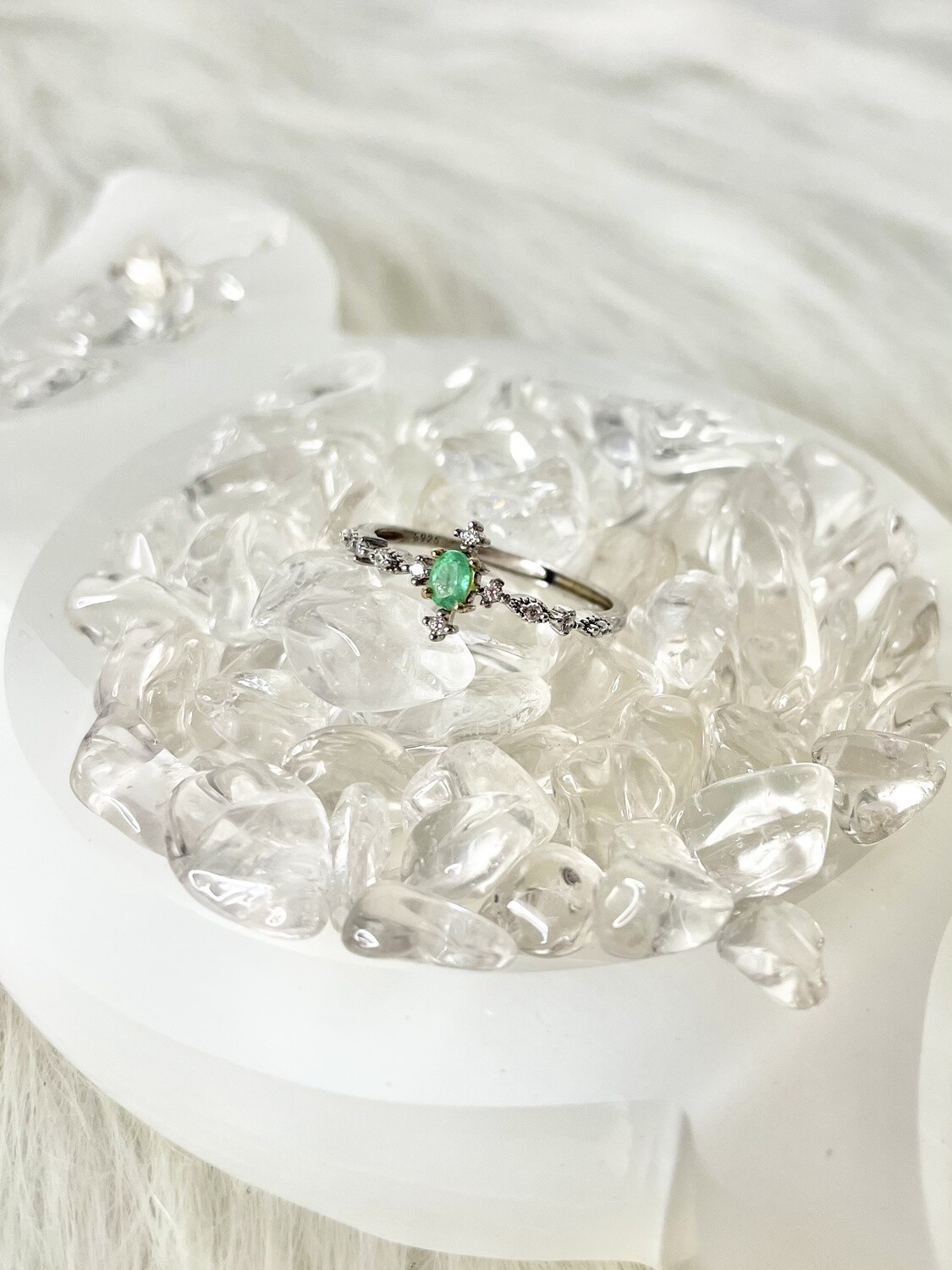 I Promise Emerald Ring