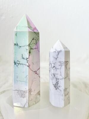 Marbling Howlite Towers