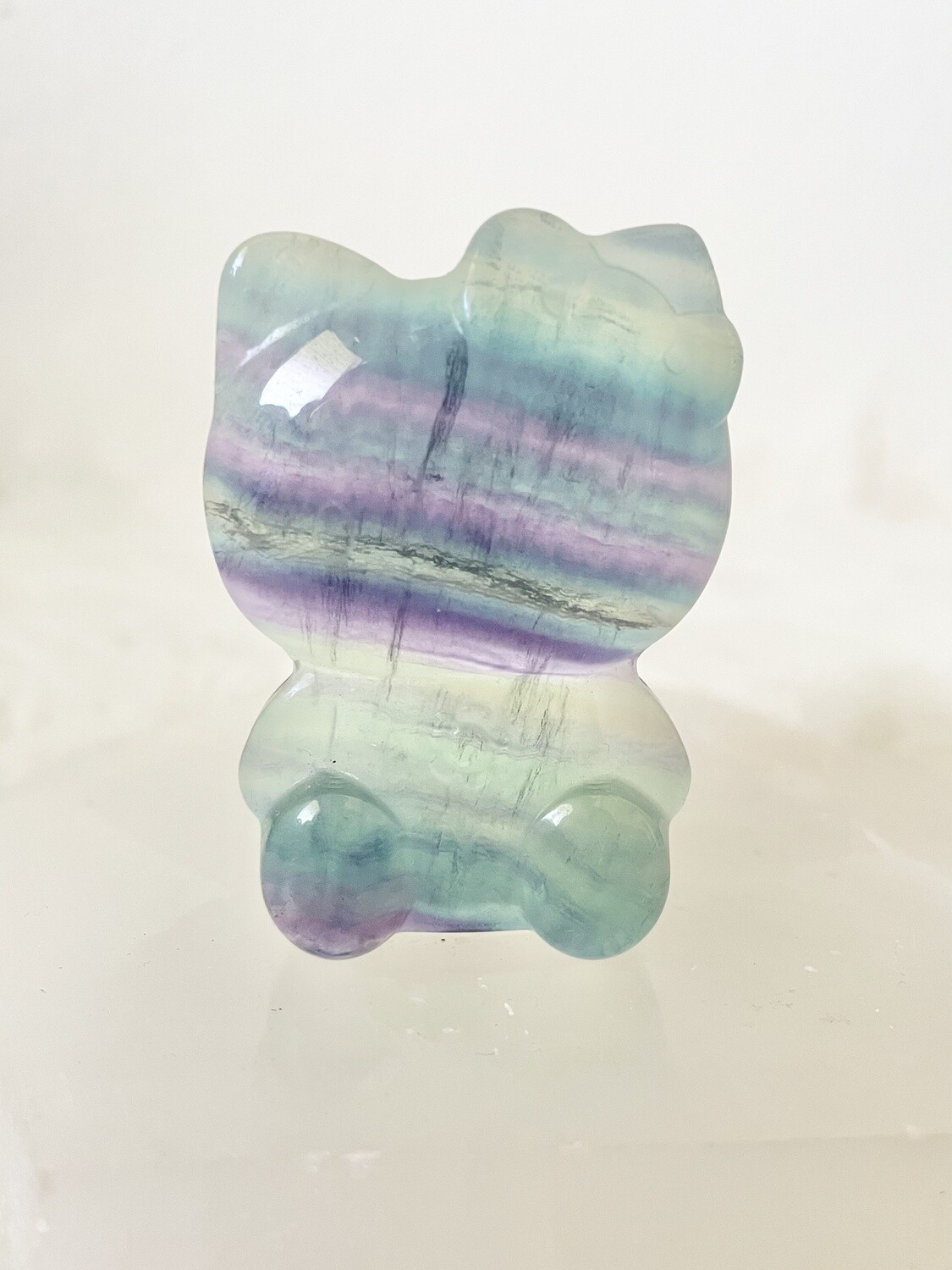 Party Kitty Fluorite Hello Kitty Carving
