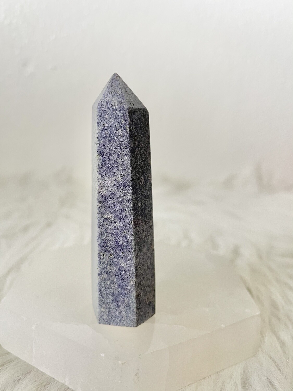 Self-Confidence Blue Aragonite Tower