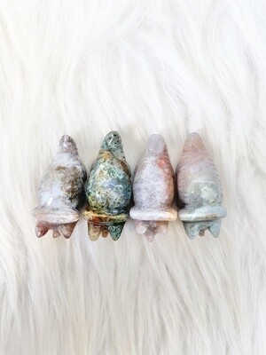 Triceratops Indian Moss Agate