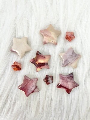 Starry Night Fire Quartz Stars