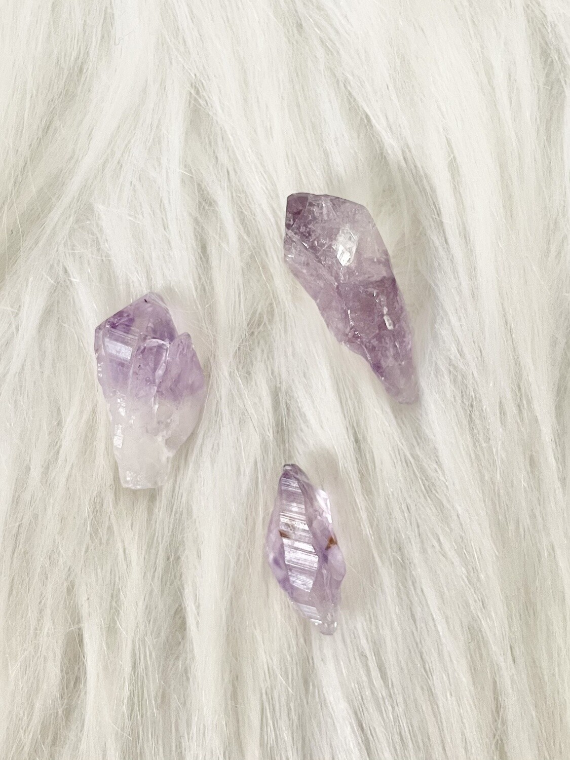 Famous 3 Raw Amethyst Points
