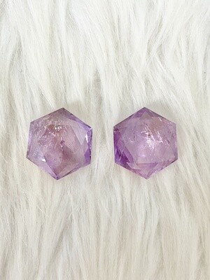 Glistening Eyes Ametrine Stars of David
