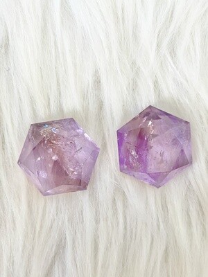 Glistening Eyes Ametrine Stars of David