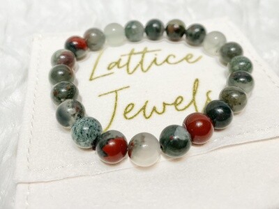 Mother of Dragons Bloodstone Bracelet