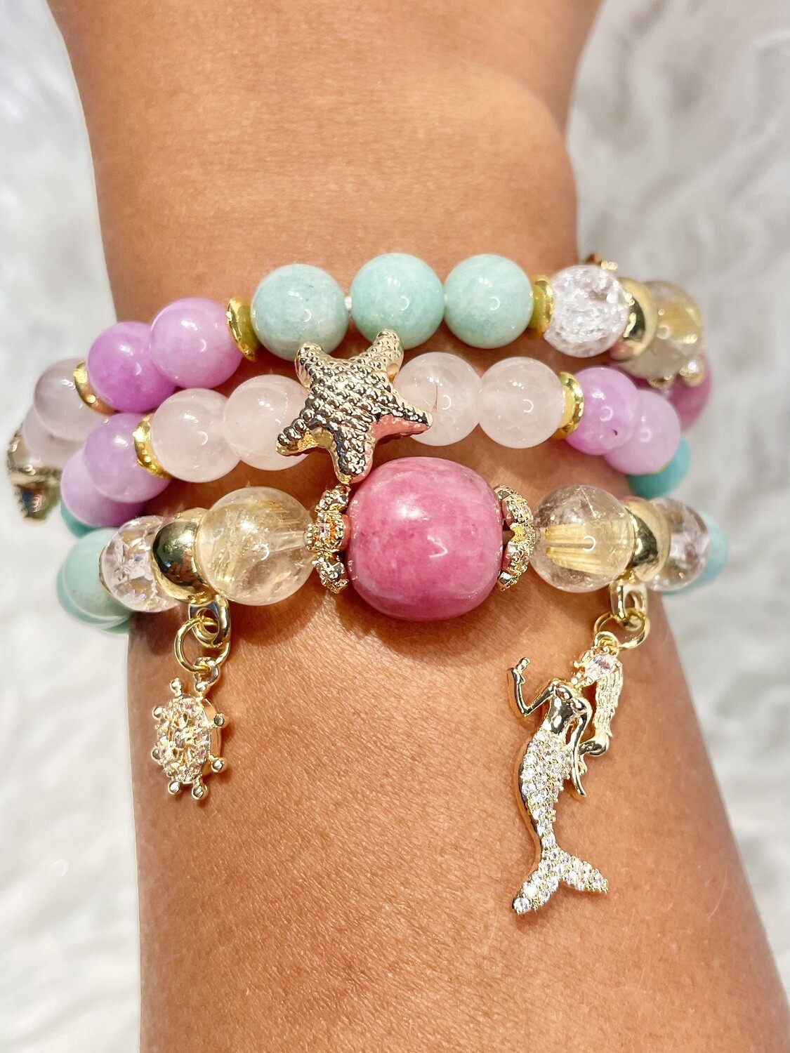 Mermaid Bracelets & Anklets ~ on the wrist or on the ankle, mermaids look  great – Seashell Madness