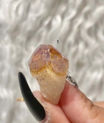 Root Beer Heated Amethyst Raw Points