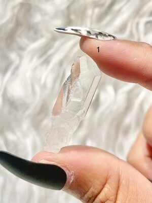 Icy Clear Quartz Raw Points