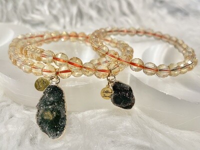 Sunshine Citrine Faceted Bracelets