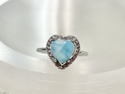 Frolick Larimar Heart Rings