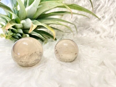 Terrarium Smoky Quartz Spheres
