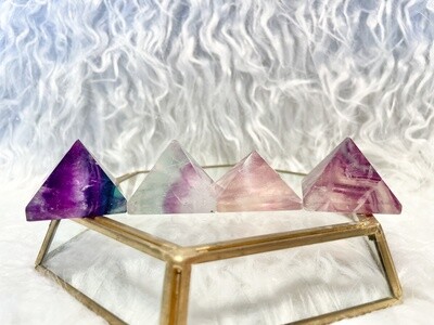 Royal Fluorite Pyramids