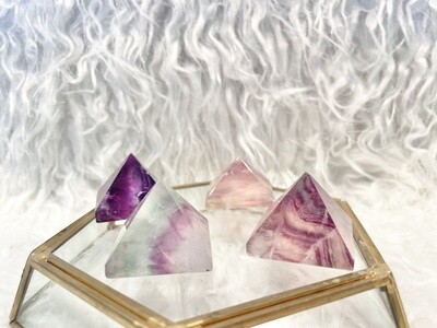Royal Fluorite Pyramids