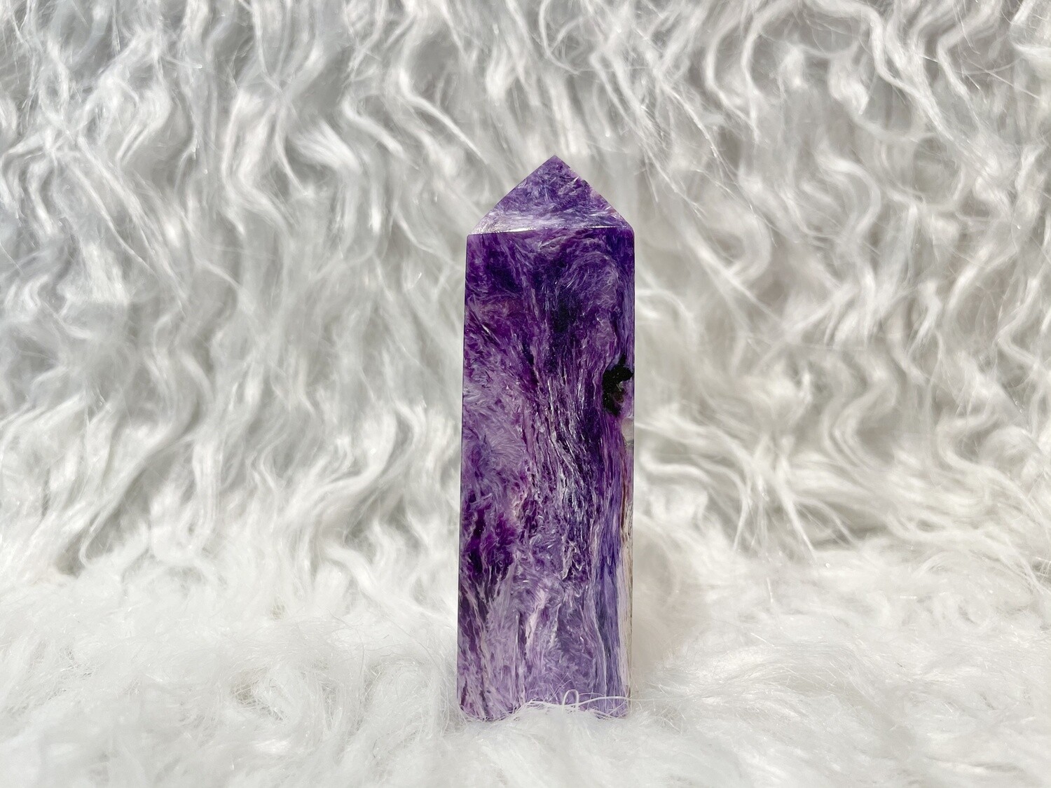 Purple Penguin Charoite Tower