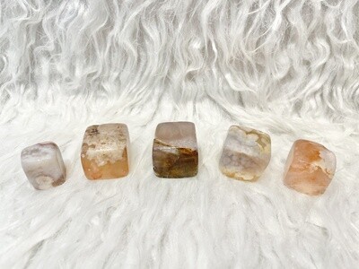 Flower Zen Flower Agate Cubes