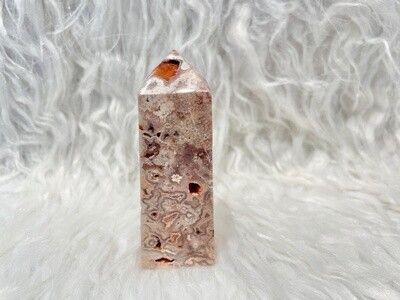 Berry Top Pink Druzy Jasper