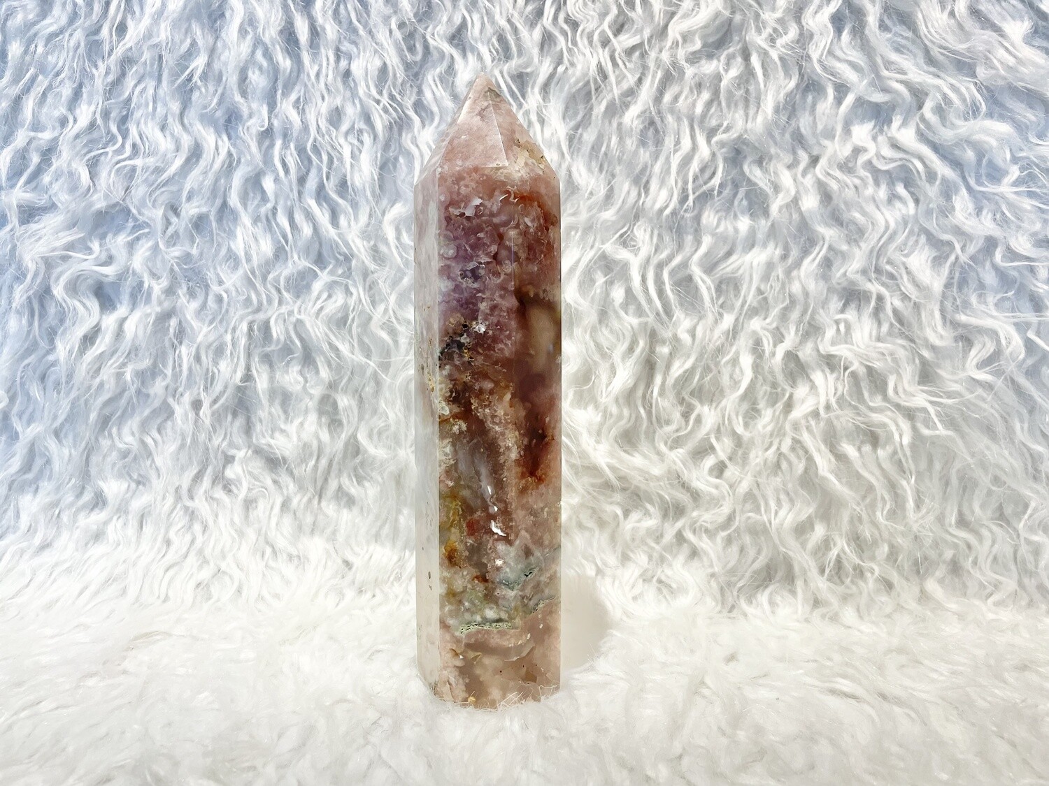 Caramel Biscuit Flower Agate Tower