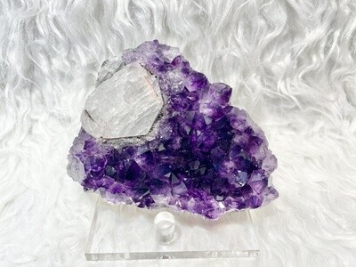 Grape Jelly Pizza Grape Amethyst with Calcite