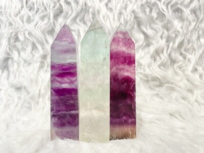 Watermelon Slice Fluorite Tower