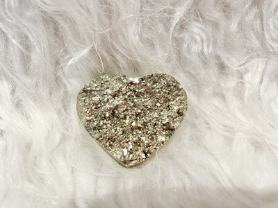 Heart of Gold Pyrite Heart