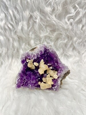 Honey Honey Amethyst with Honey Calcite