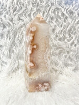 Autumn Vibes Chunky Flower Agate Tower