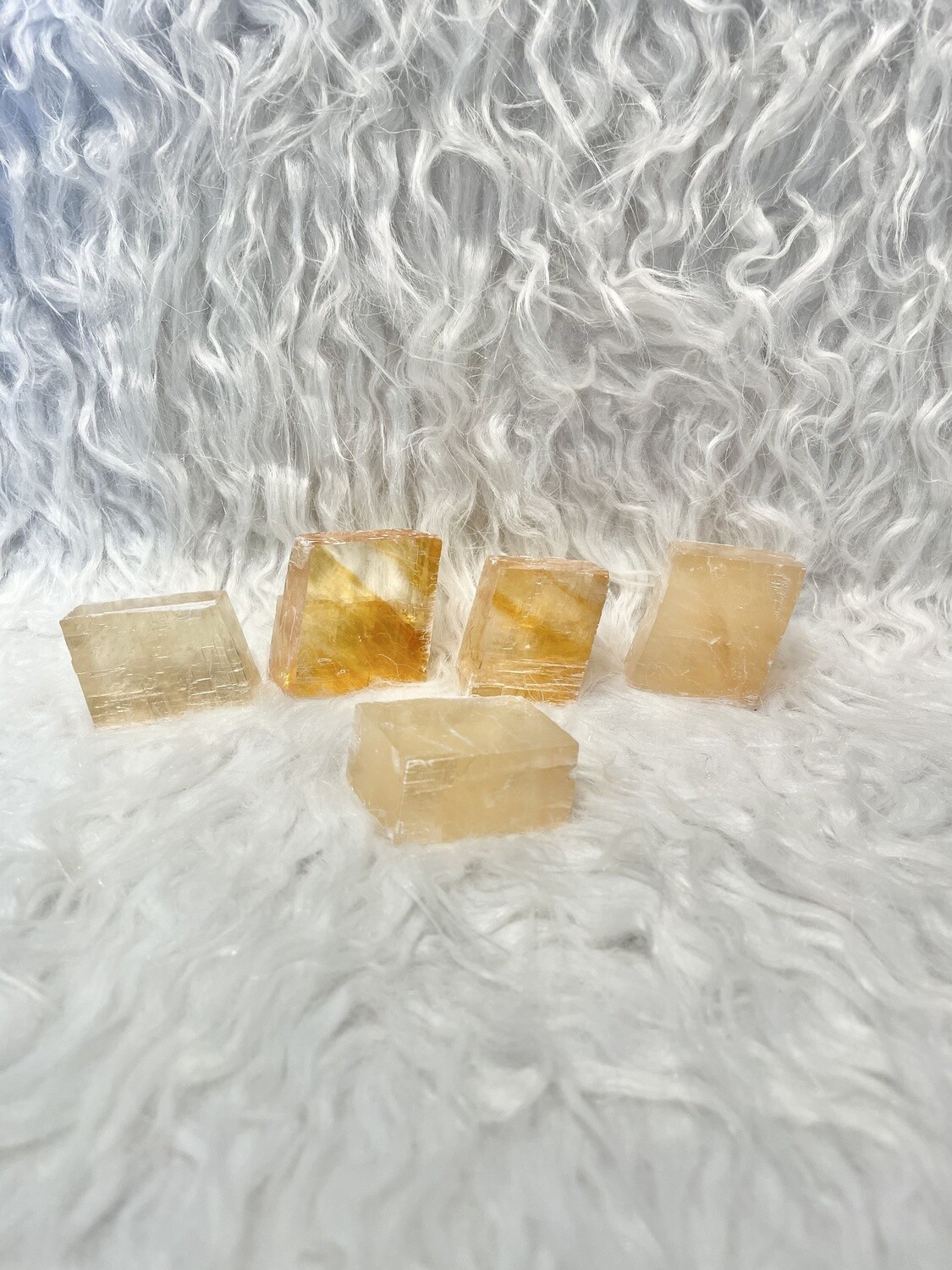 Honey Ice Cubes Honey Calcite