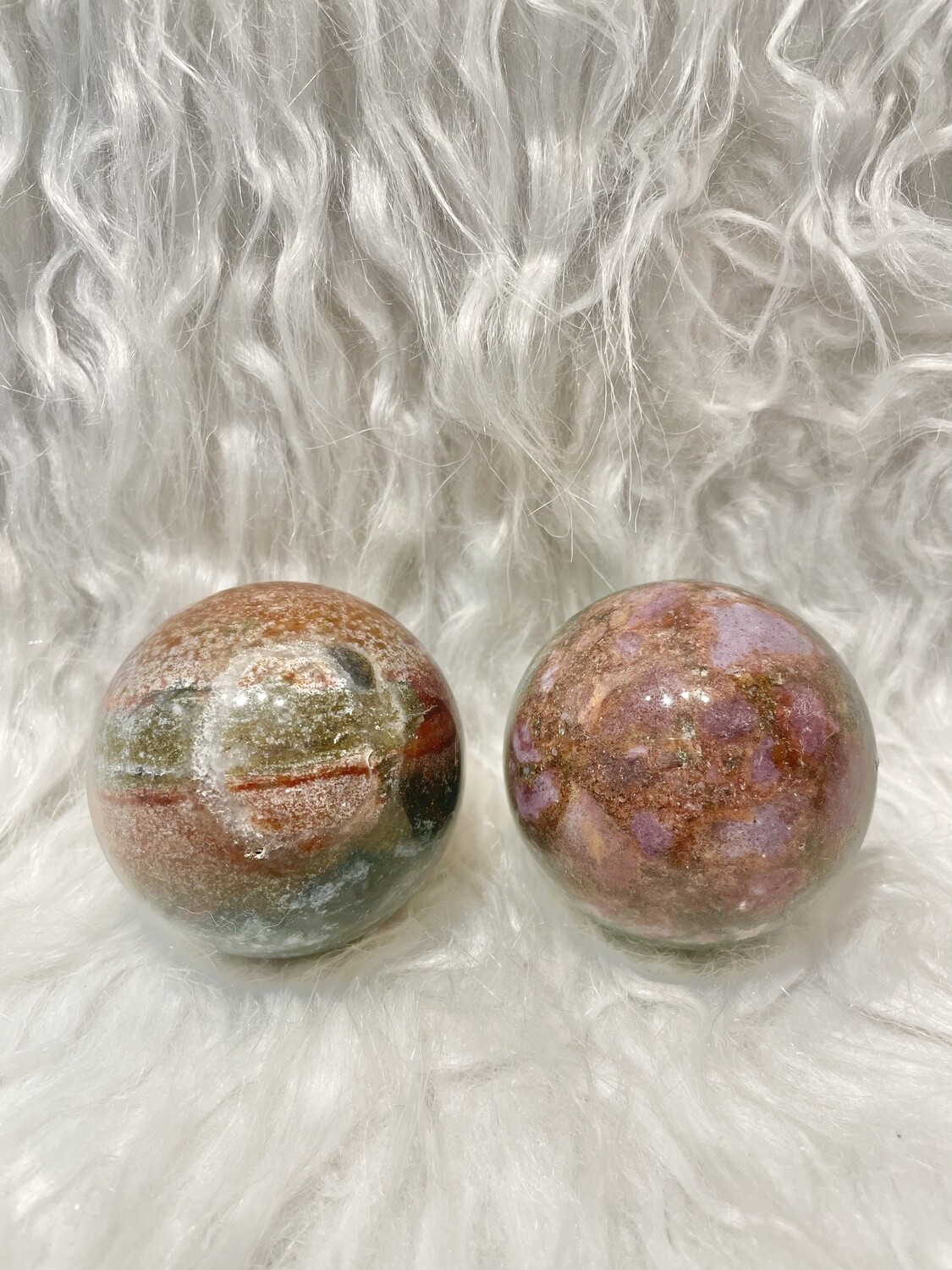 Alien Planet Ocean Jasper Sphere