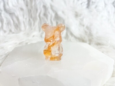 Bearbrick in Fire Quartz
