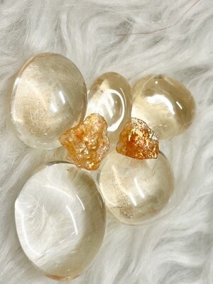 Blazing Sun Sunstone Stud Earrings