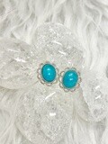 Jane Amazonite Stud Earrings