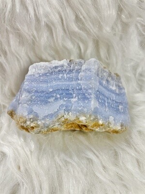 Butterfly Pea Flower Blue Lace Agate Specimen