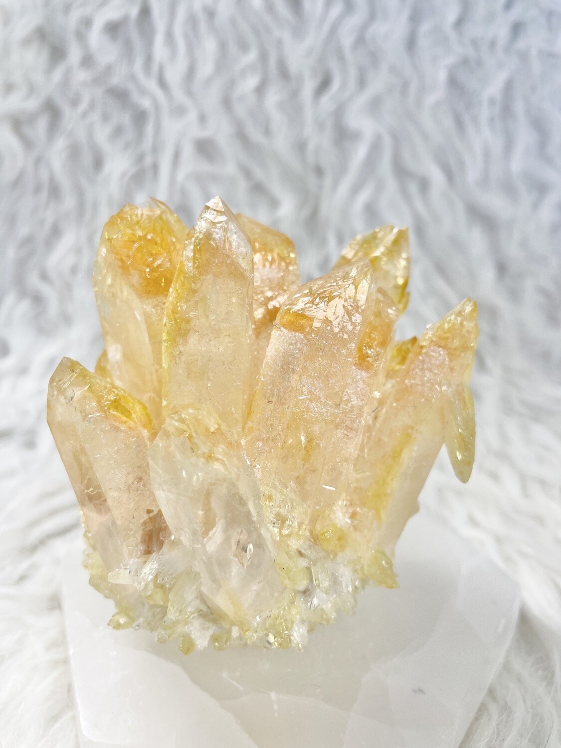 Golden Child Tangerine Quartz Specimen