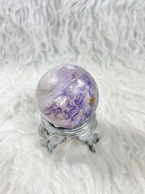 Hazelnut Topped Ice-Cream Silky Fluorite Sphere