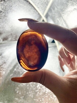 Fancy Buttons Agate Druzy Palmstones