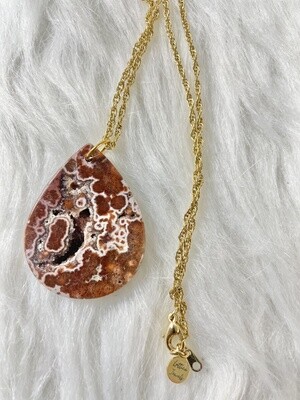 Druzylicious Red River Jasper Necklace