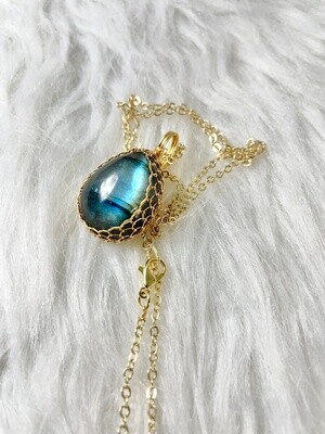 Blinded by Flash Labradorite Necklace