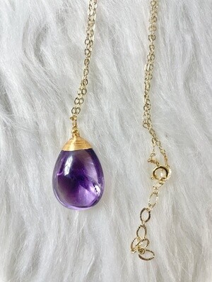 Grape Jelly Amethyst Necklace